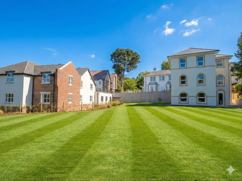 Wyndley Grange Nursing Home overlooking Wyndley Pool in Sutton Coldfield